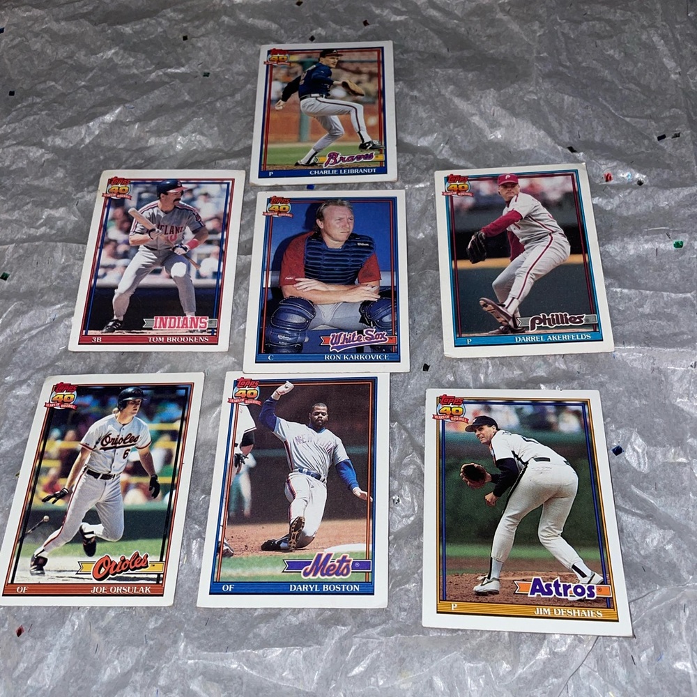 Topps Top 40 1991 Trading Cards